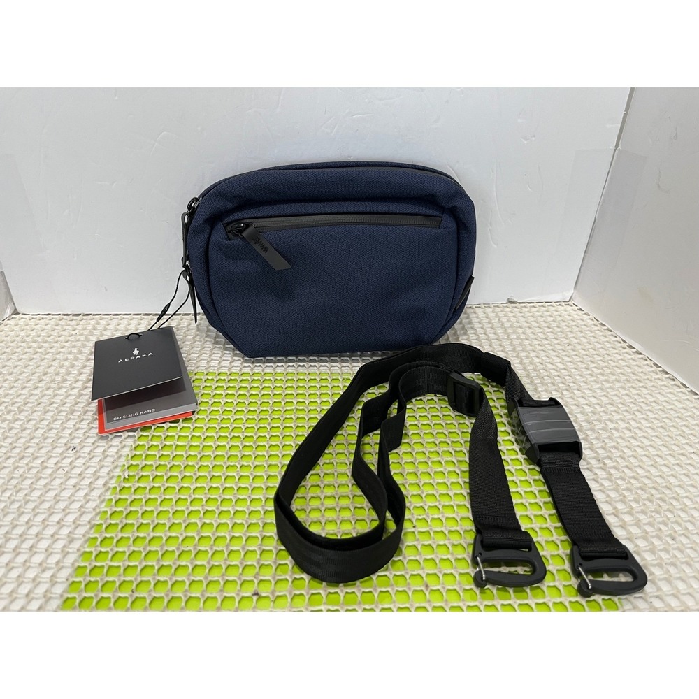 Alpaka Go Sling Nano Axoflux Blue 600D Weatherproof Crossbody Bag travel New